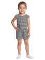 Image for Kids Girl's Navy Stripepd Jumpsuit,White
