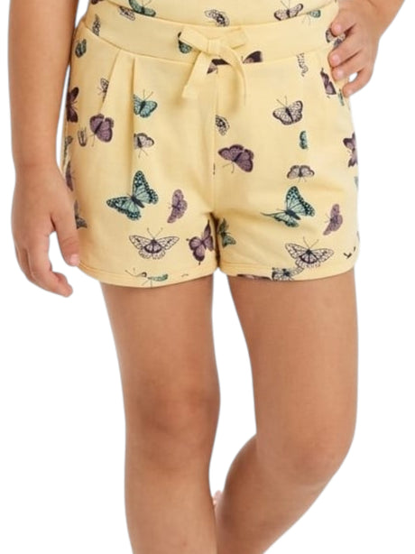 Image for Kids Girl's Butterfly Short,Yellow