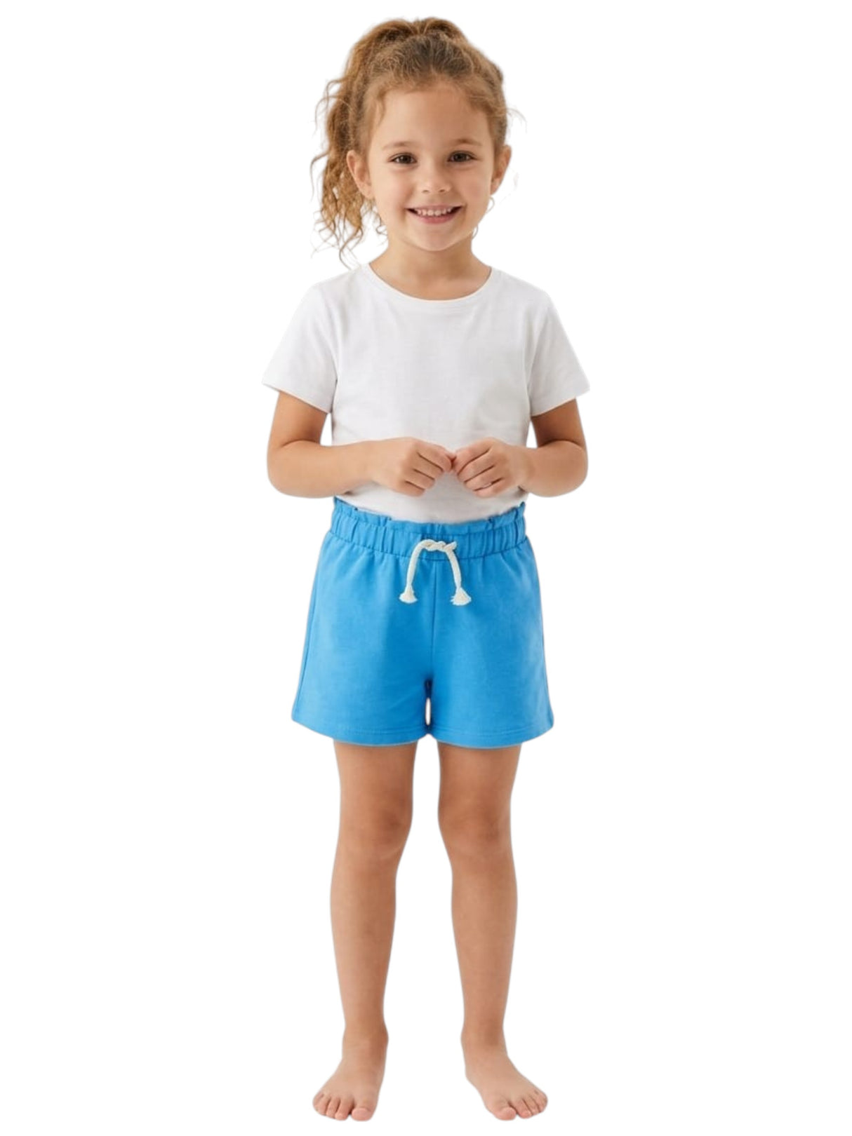 Image for Kids Girl's Plain Short,Blue