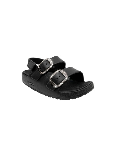 Image for Women's Ribbed Sandals,Black