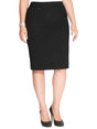 Image for Women's Plain Solid Skirt,Black