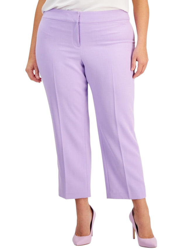 Image for Women's Plain Solid Classic Pant,Purple