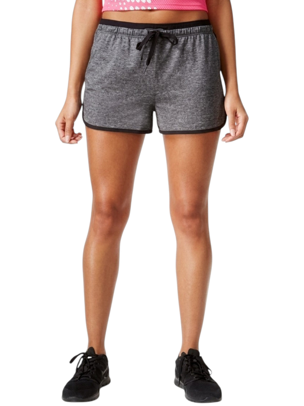 Image for Women's Plain Solid Sport Short,Dark Grey