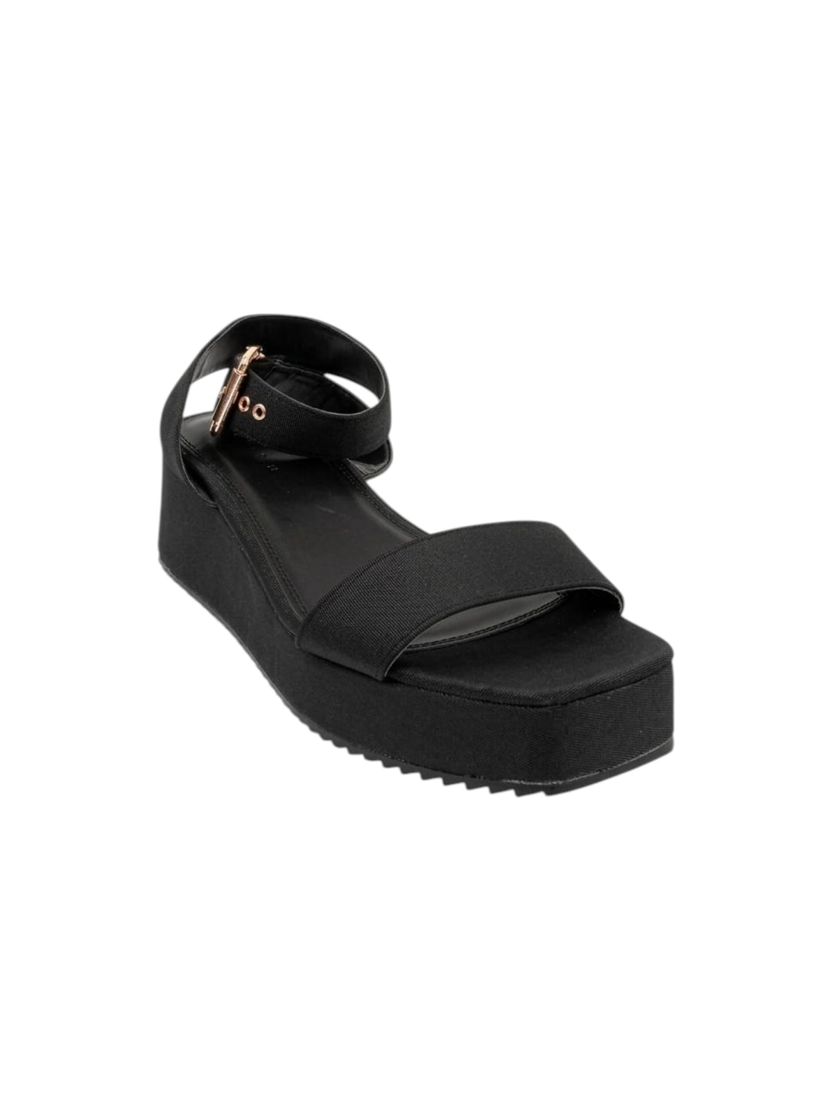 Image for Women's Plain Heeled Sandals,Black