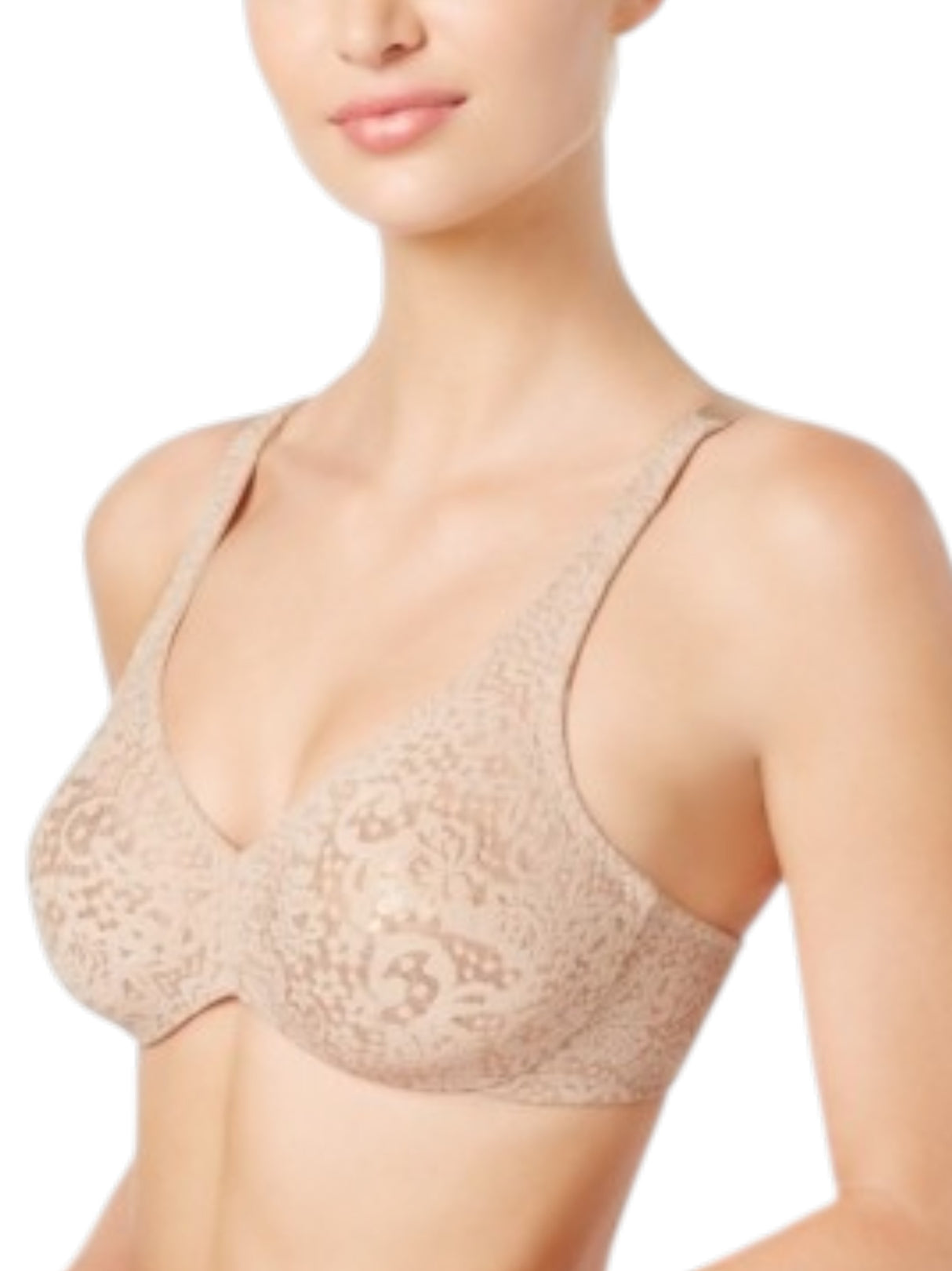 Image for Women's Mesh Bra,Beige