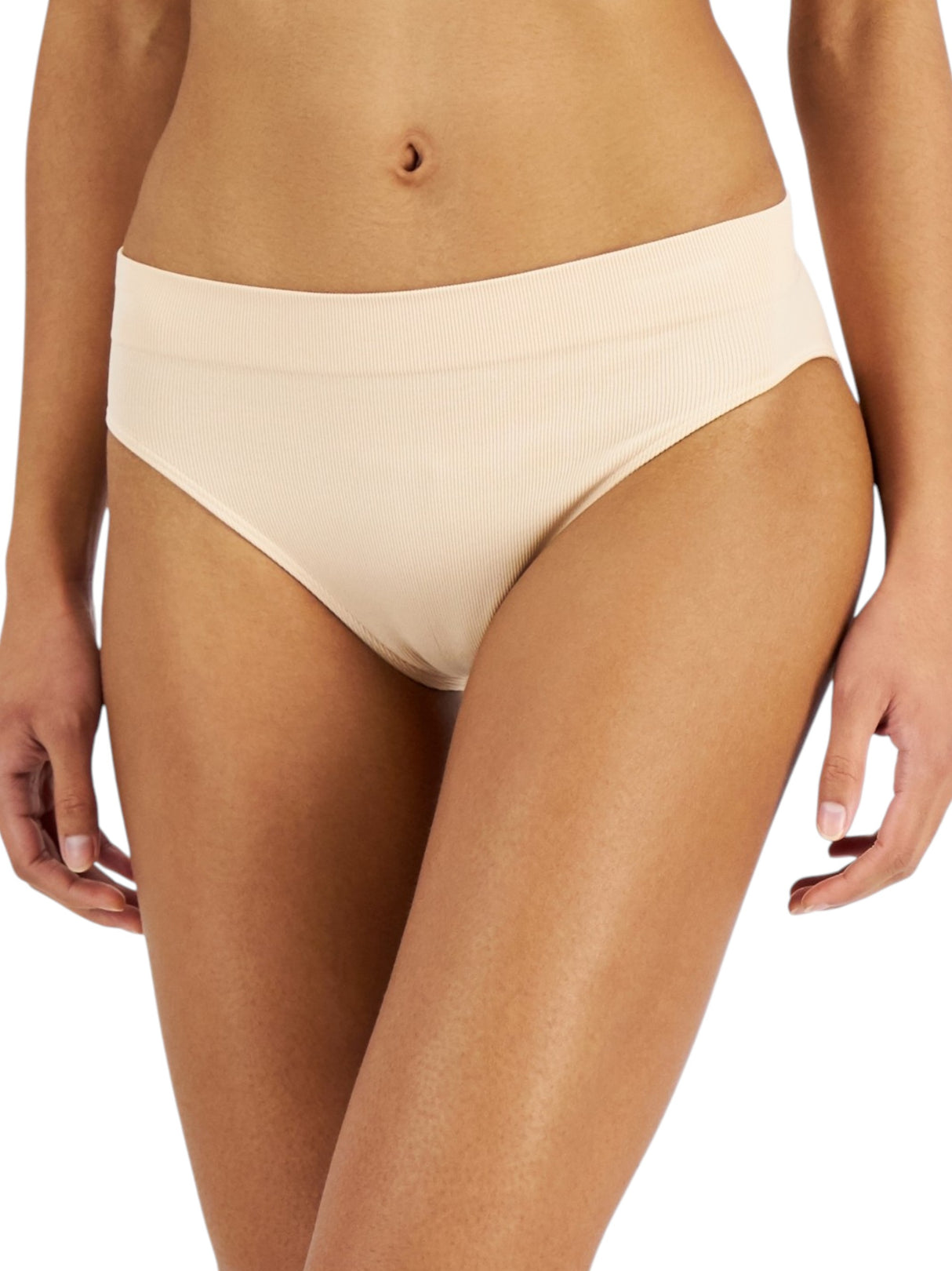 Image for Women's Ribbed Slip,Beige