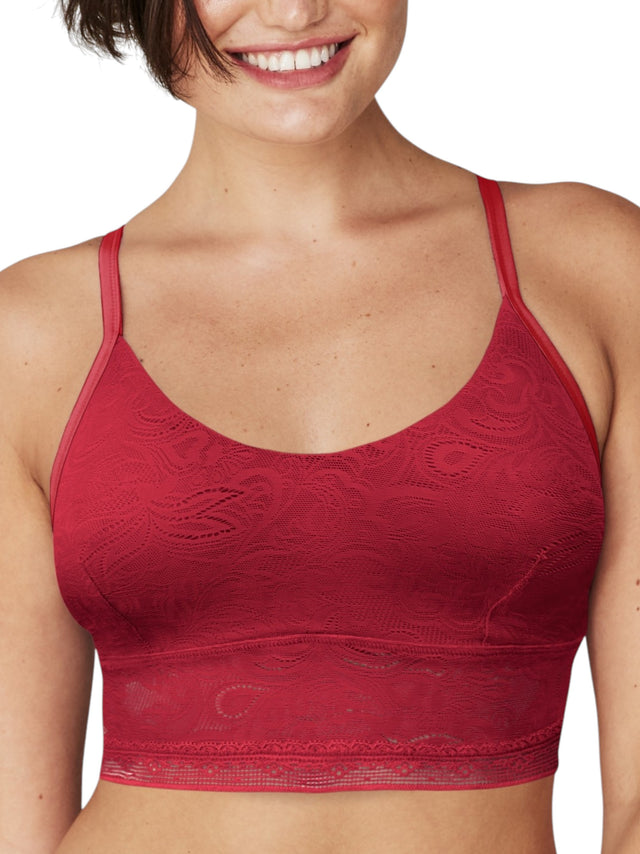 Image for Women's Mesh Bra,Burgundy