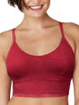 Image for Women's Mesh Bra,Burgundy
