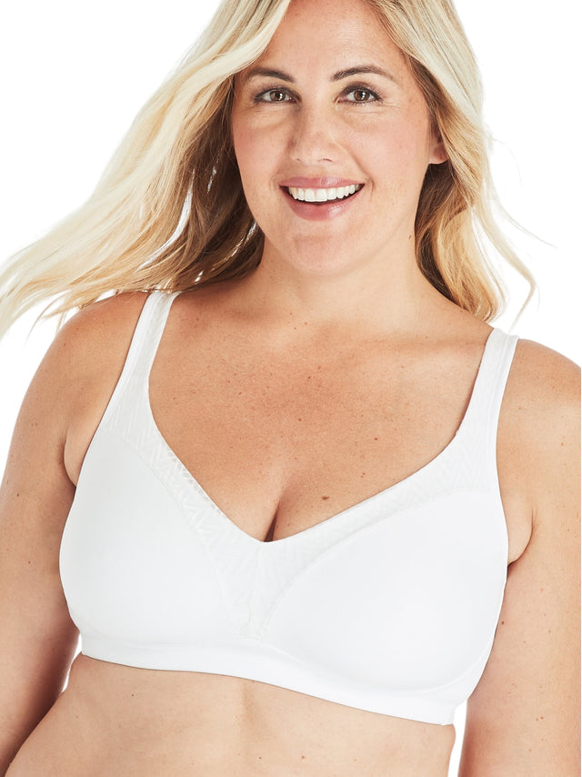 Image for Women's Plain Bra,White