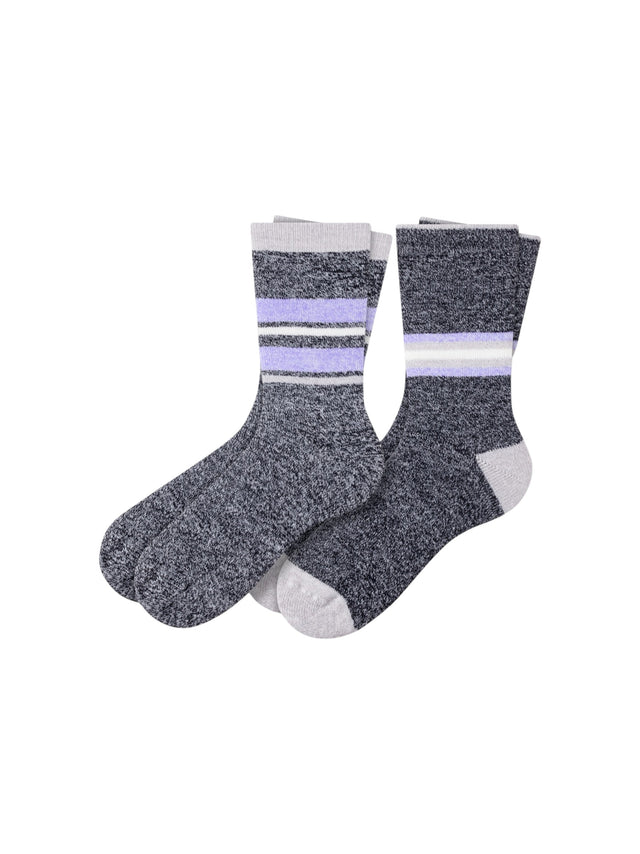 Image for Men's Heather Knitted Socks Set 2Pieces,Heather Grey