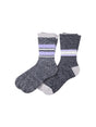 Image for Men's Heather Knitted Socks Set 2Pieces,Heather Grey