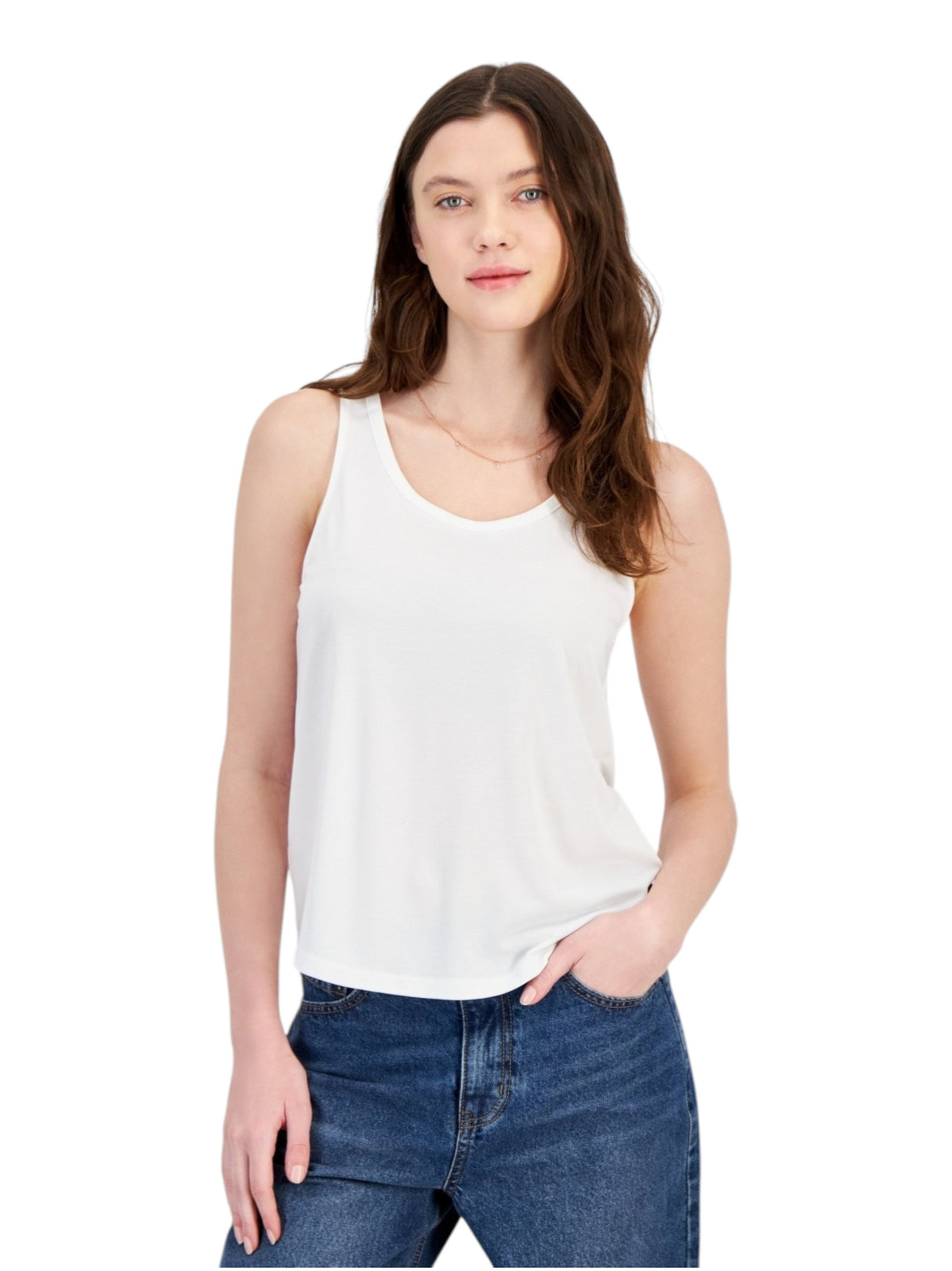 Image for Women's Plain Top,White