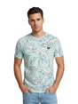 Image for Men's Printed Top,Blue