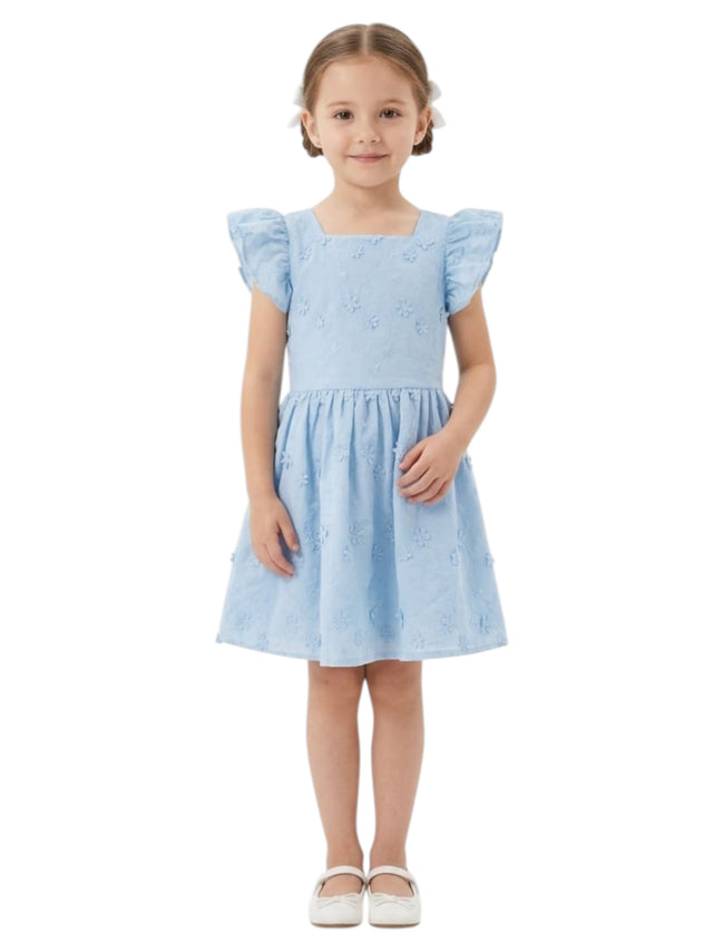 Image for Kids Girl's Embroidered,Blue
