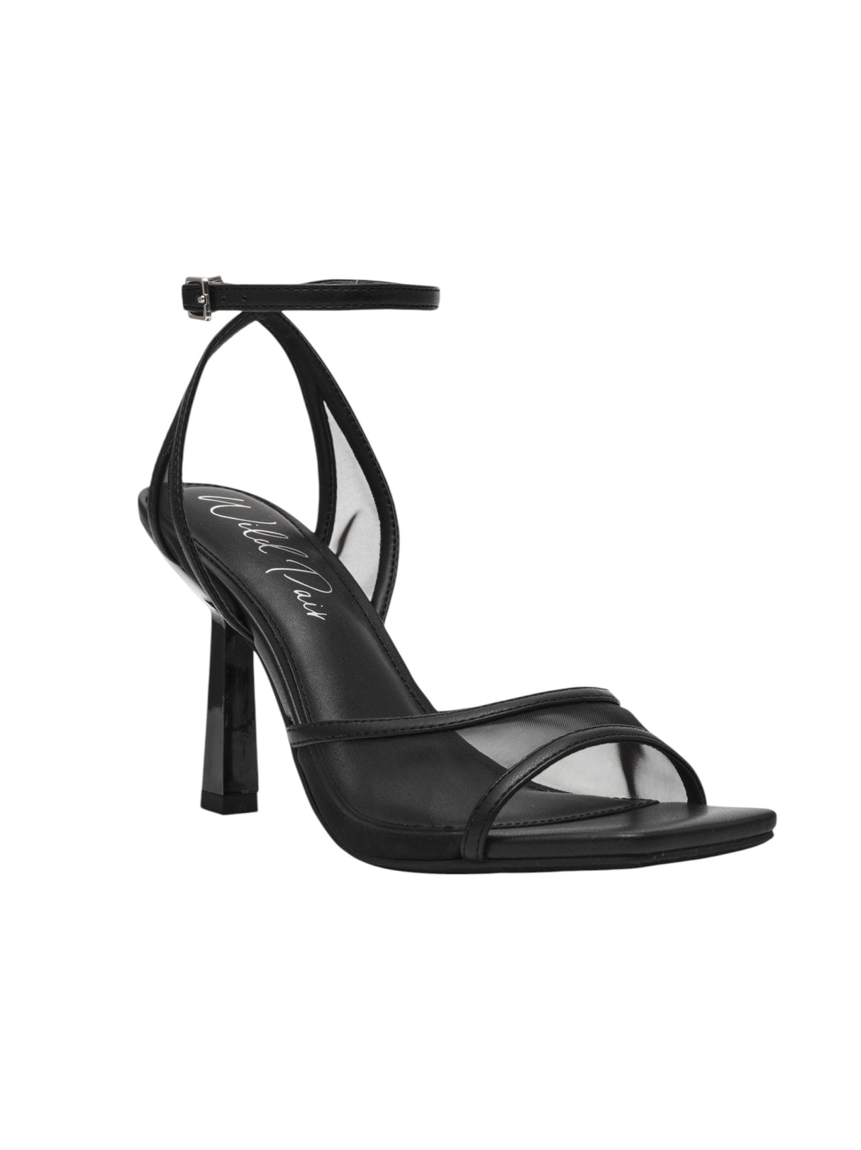 Image for Women's Mesh Heeled Shoes,Black