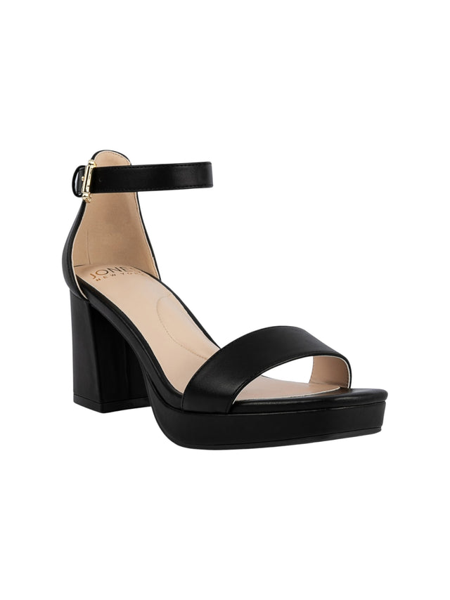 Image for Women's Ribbed Heeled Shoes,Black