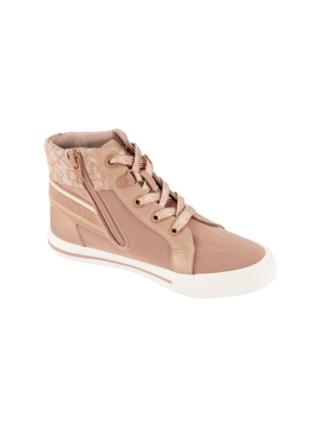 Image for Kids Girl's Shiny High Top Shoes,Beige