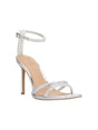 Image for Women's Rhinestones Ribbed Shoes,Silver
