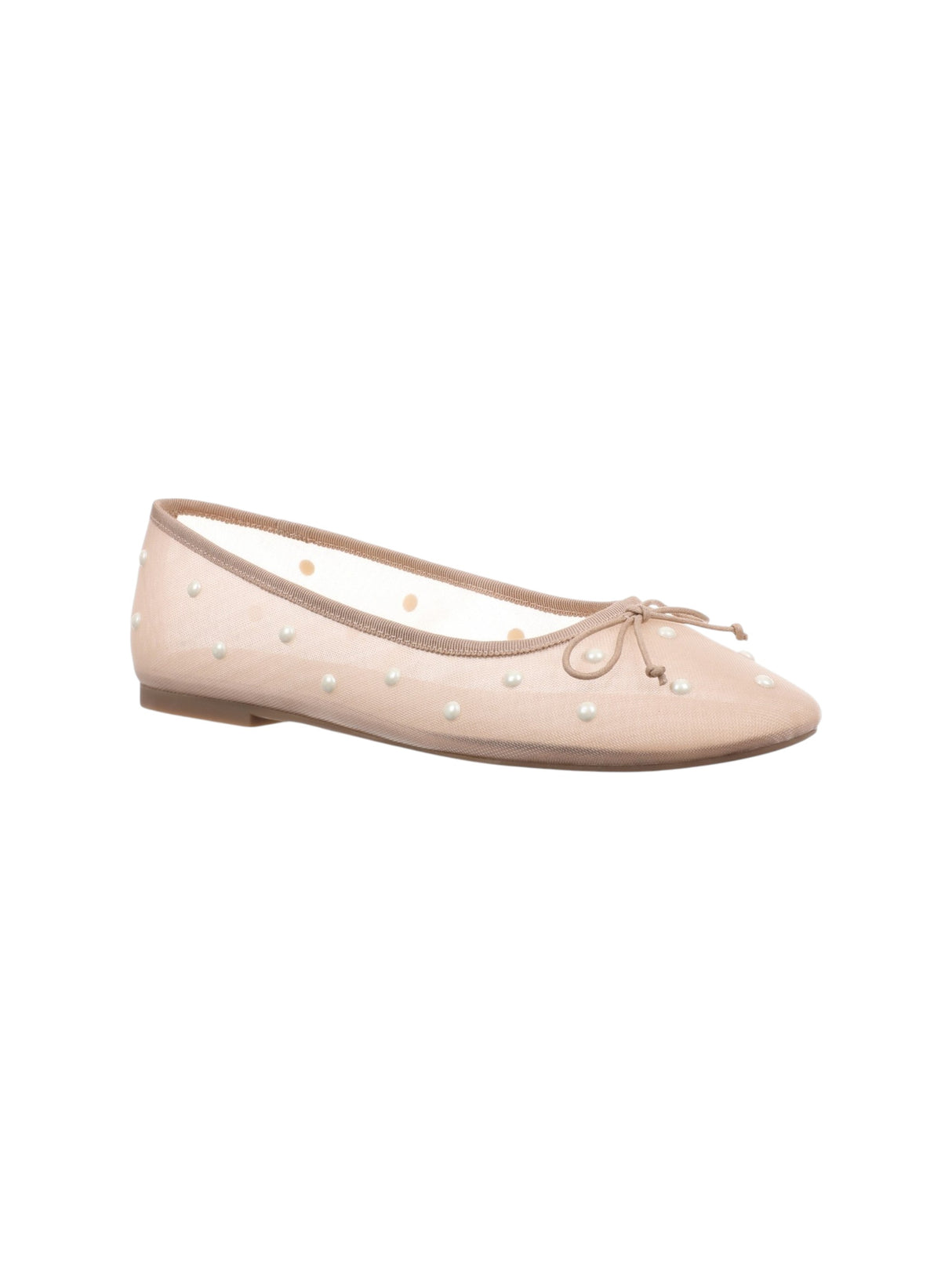 Image for Women's Textured Ballorinas,Beige