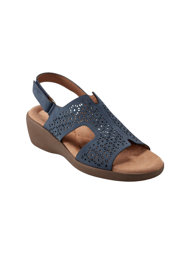 Image for Women's Textured Sandals,Dusty Navy