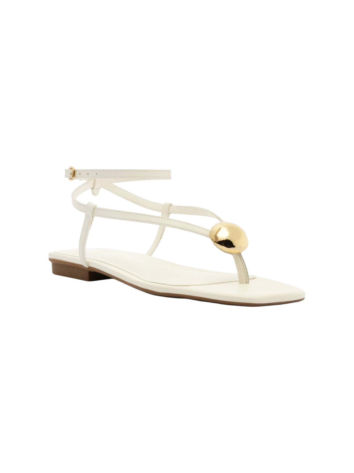 Image for Women's Ribbed Sandals,White