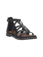 Image for Women's Ribbed Sandals,Black