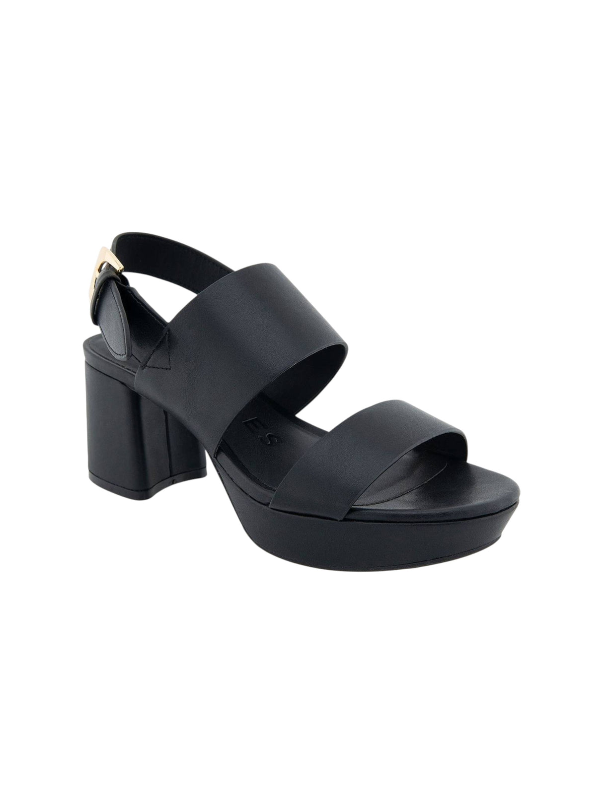 Image for Women's Ribbed Heeled Shoes,Black