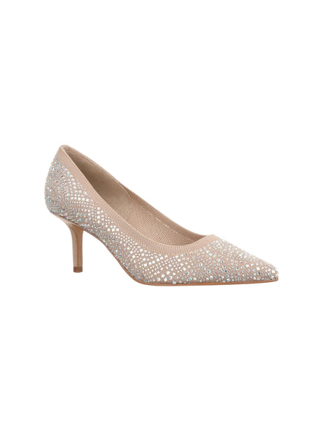 Image for Women's Rhinestones Heeled Shoes,Beige