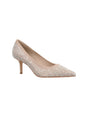 Image for Women's Rhinestones Heeled Shoes,Beige