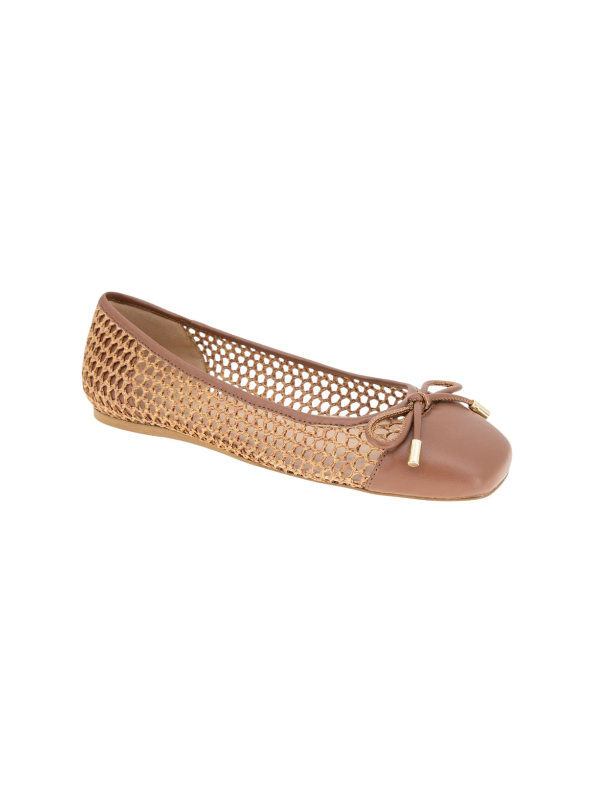 Image for Women's Textued Ballorinas,Brown