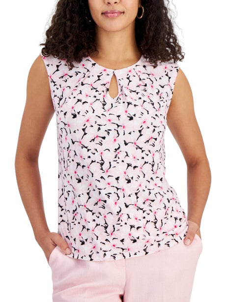 Image for Women's Floral Printed Top,Pink