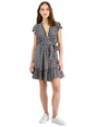 Image for Women's Printed Dress,Navy