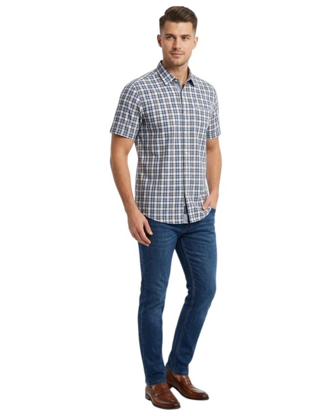 Image for Men's Plaid Dress Shirt,Multi