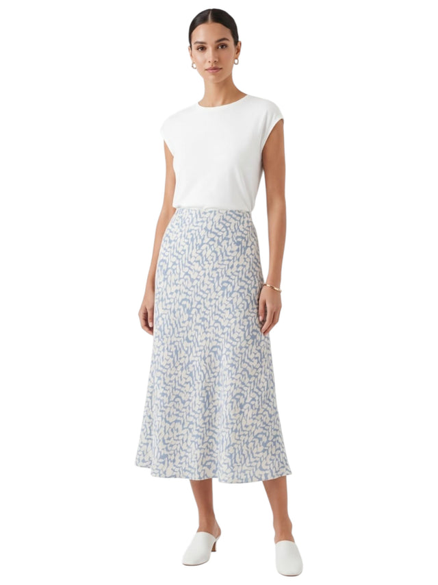 Image for Women's Printed Skirt,Blue