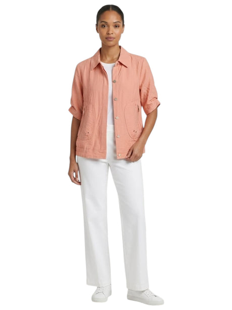 Image for Women's Plain Chemise,Coral