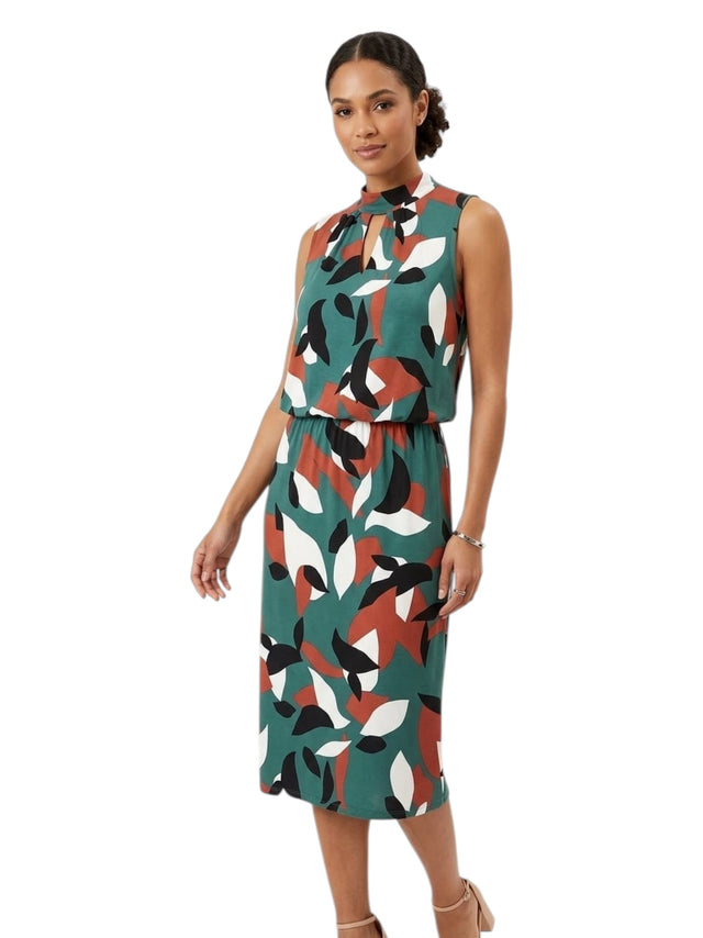 Image for Women's Printed Dress,Multi