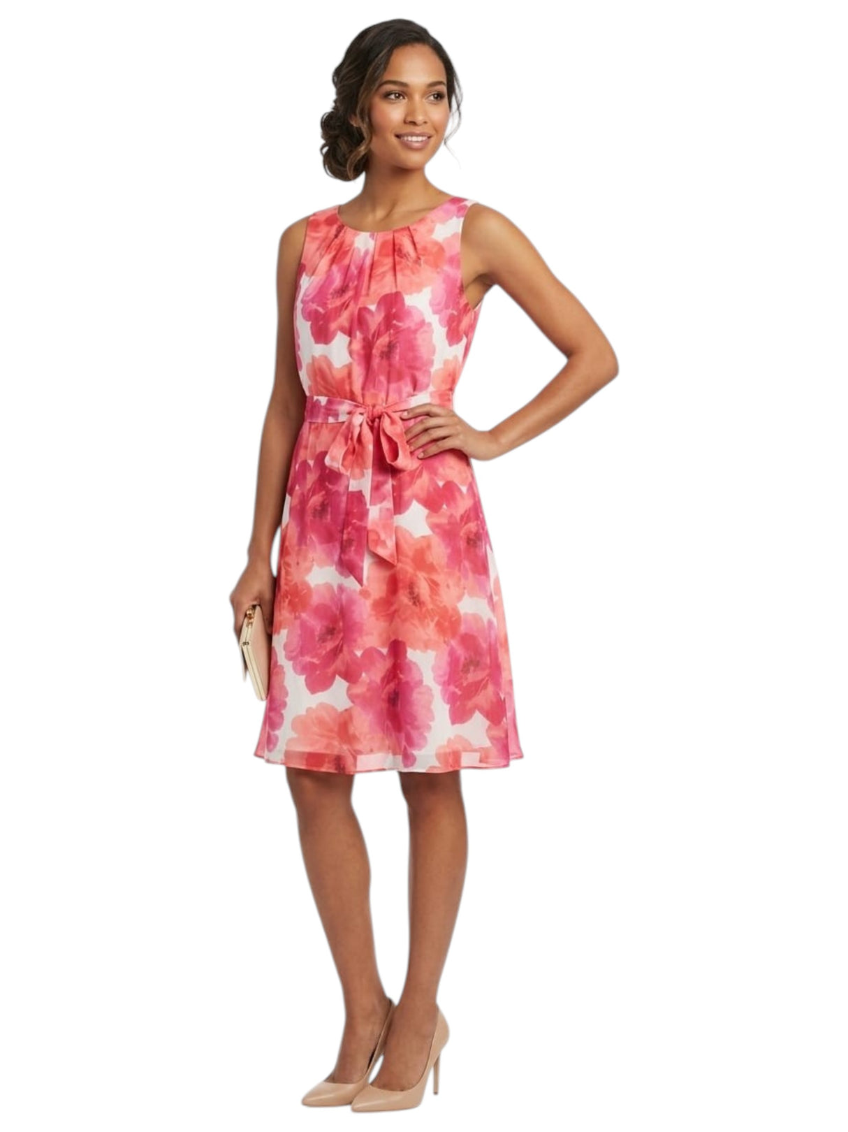Image for Women's Printed Dress,Multi