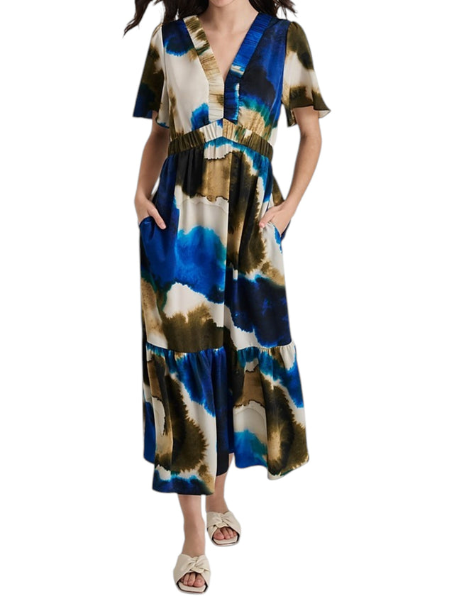 Image for Women's Printed Jumpsuit,Blue