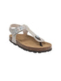Image for Kids Girl's Shiny Sandals,Silver