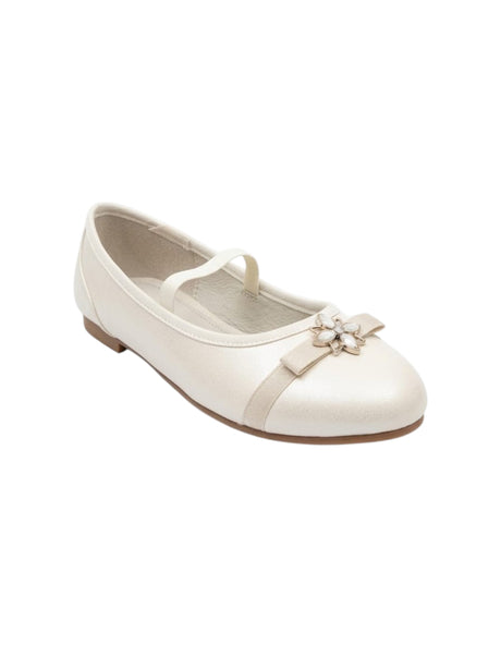 Image for Kids Girl's Flour Front Bellorinas,Off White