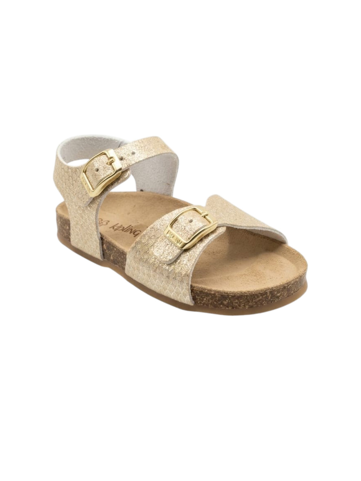 Image for Kids Girl's Textured Shoes,Gold