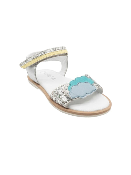 Image for Kids Girl's Glitter Sandals,Silver