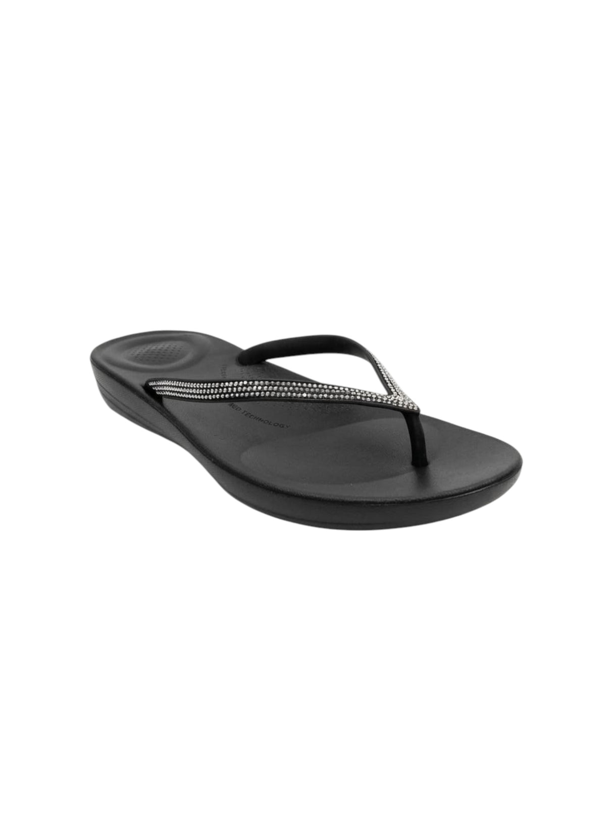 Image for Women's Rhinestones Slippers,Black