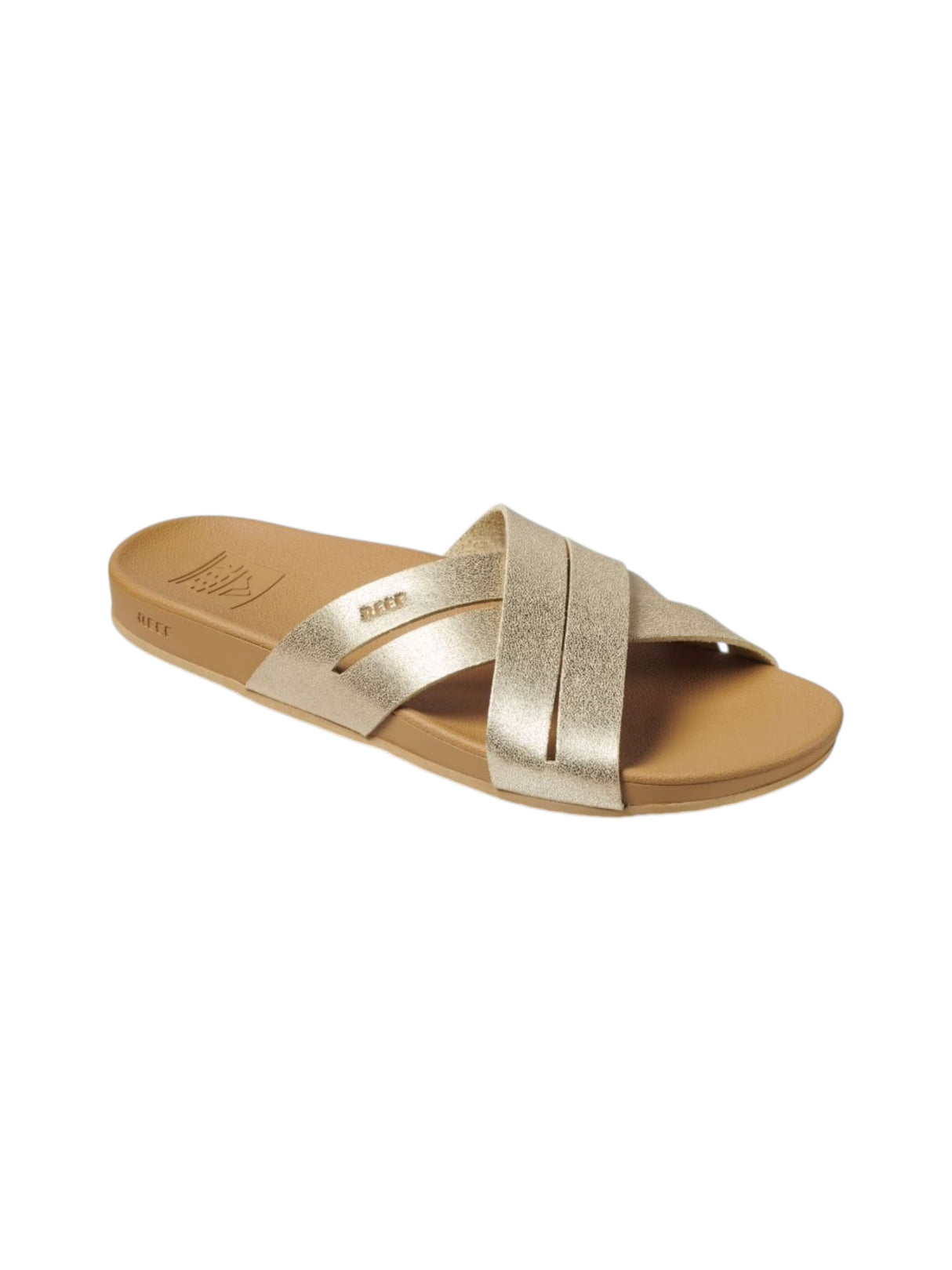 Image for Women's Ribbed Shoes,Gold