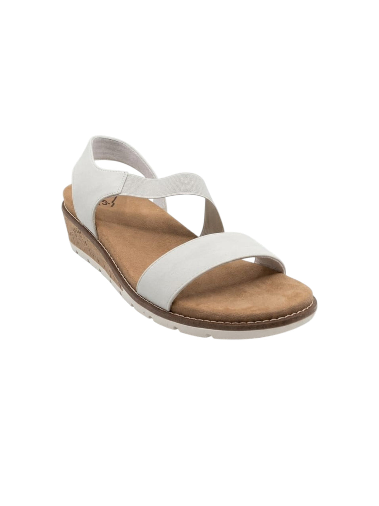Image for Women's Ribbed Sandals,Light Grey