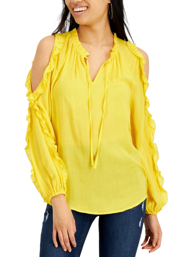 Image for Women's Plain Top,Yellow