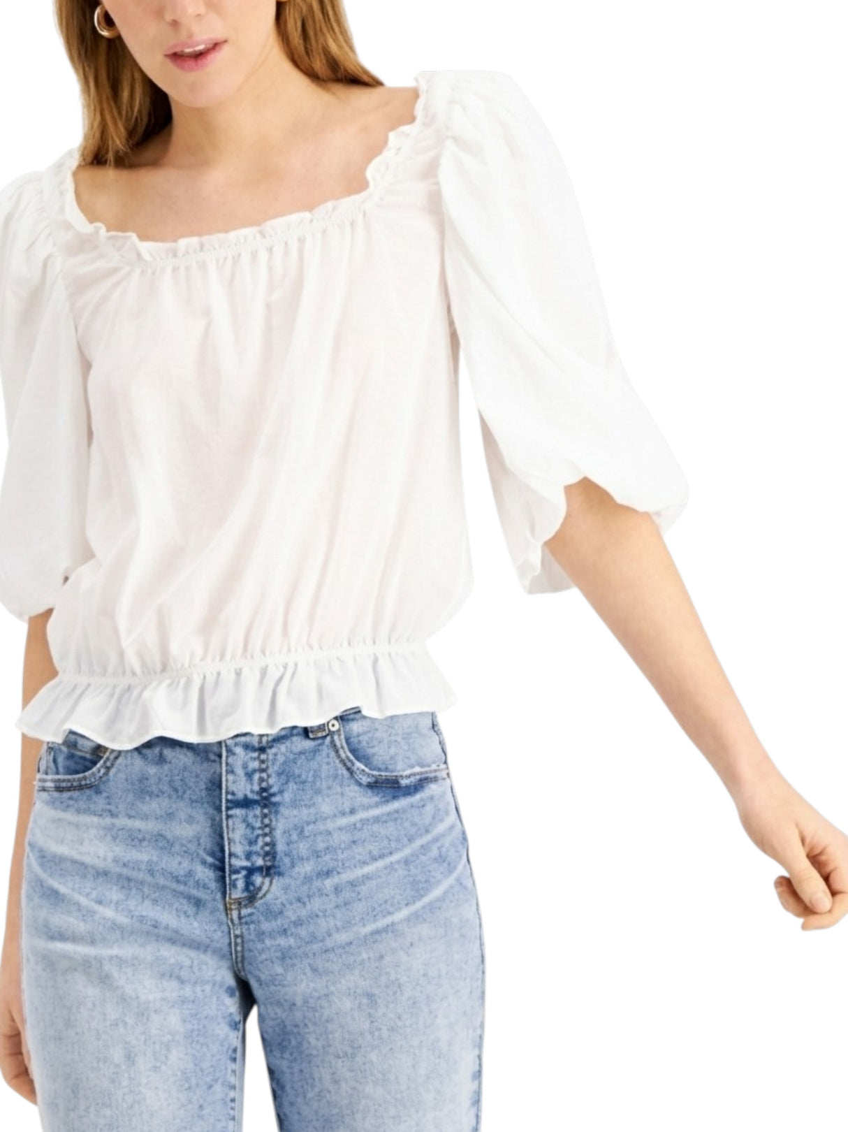Image for Women's Plain Top,White