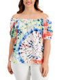 Image for Women's Printed Cold Shoulders,Multi