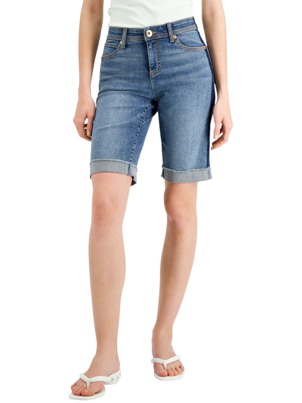 Image for Women's Plain Jeans Short,Blue