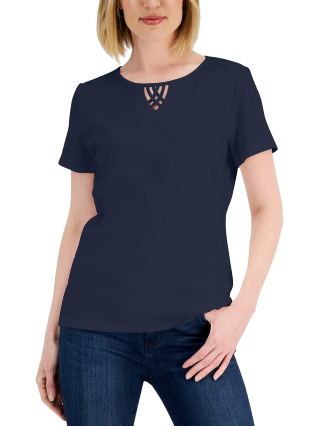 Image for Women's Plain Top,Navy